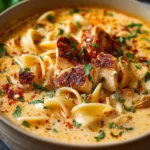 Creamy Cajun Chicken Pasta Soup: A Flavorful Delight! First Image
