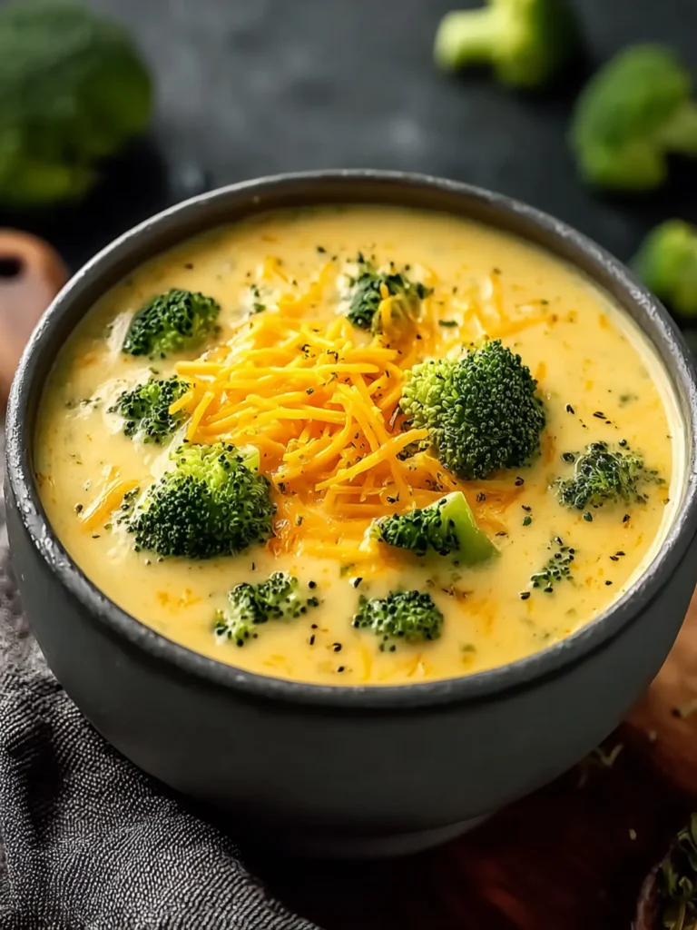 Keto Broccoli Cheese Soup First Image