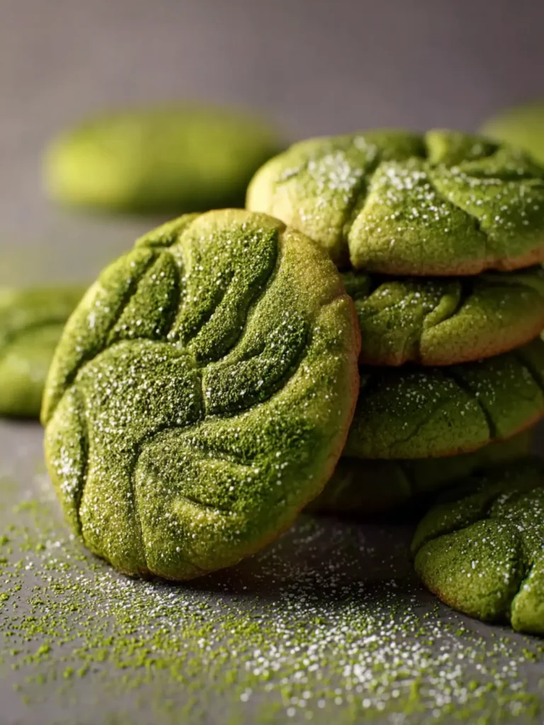 Matcha Latte Cookies First Image