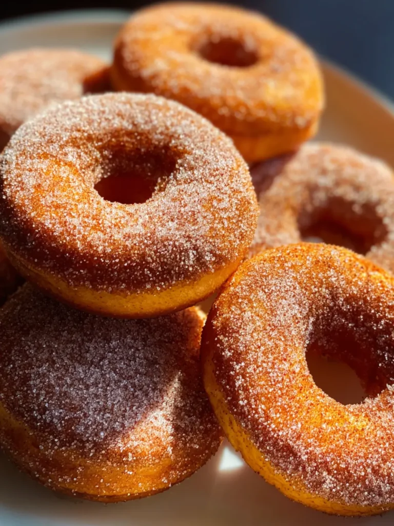 Irresistible Cinnamon Sugar Pumpkin Donuts Recipe First Image