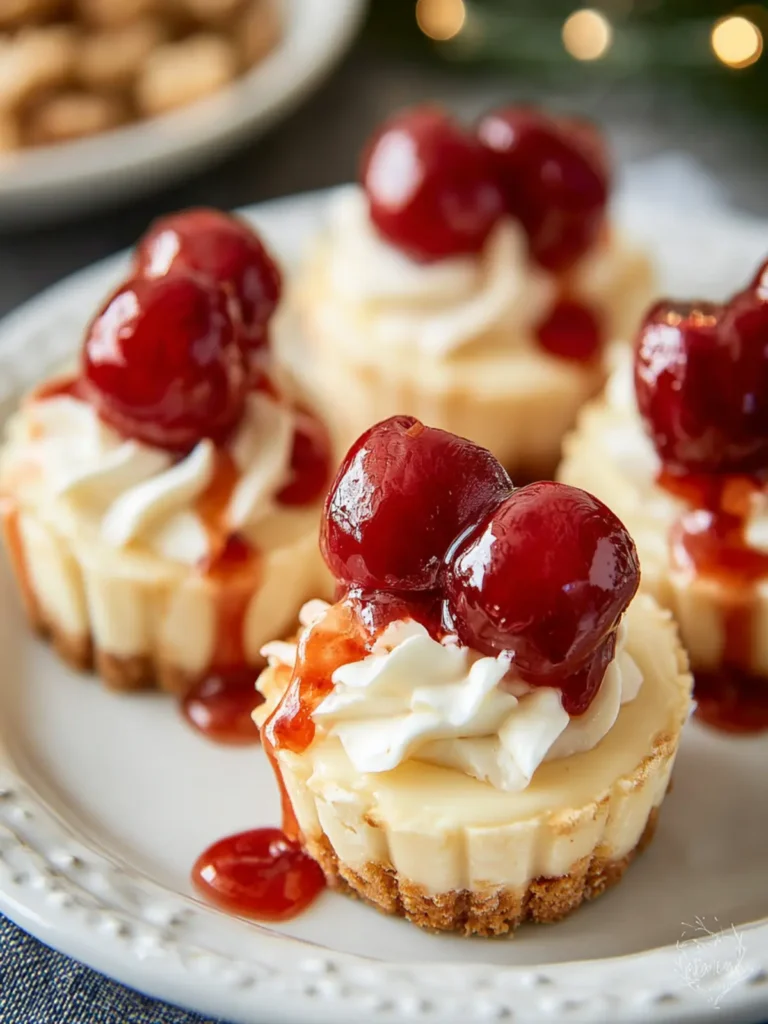Cherry Cheesecake Bites First Image