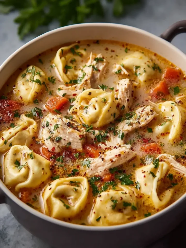 Chicken Tortellini Soup First Image