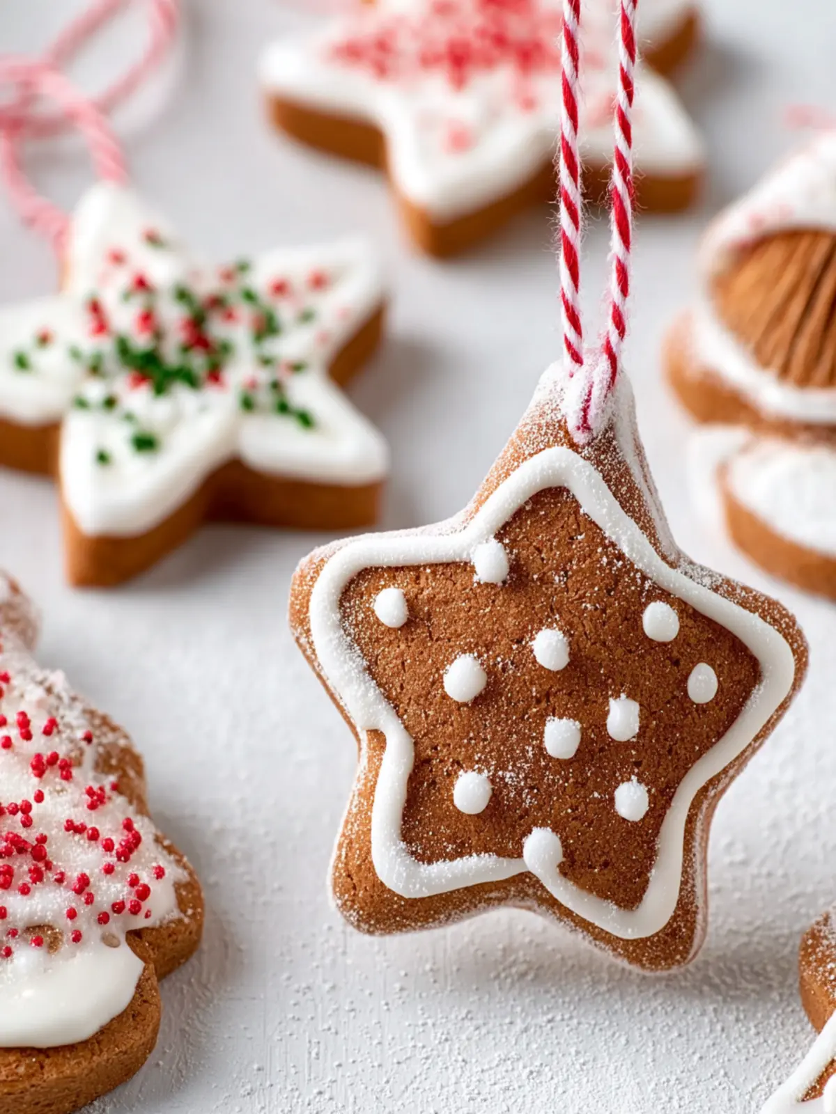 Gingerbread Salt Dough Ornaments First Image