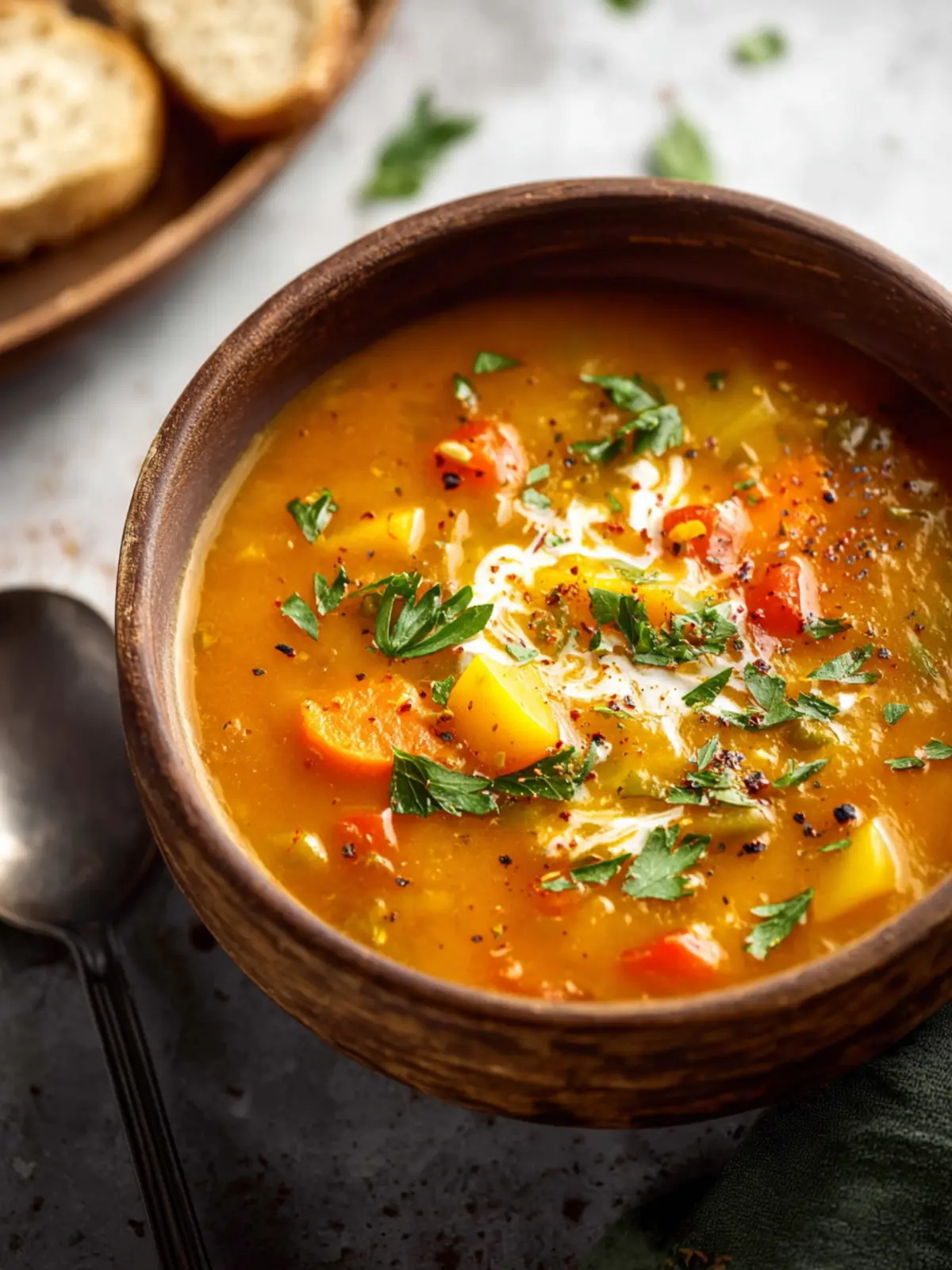 Roasted Vegetable Soup First Image