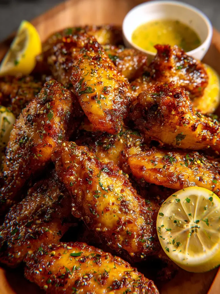 Honey Lemon Pepper Wings First Image