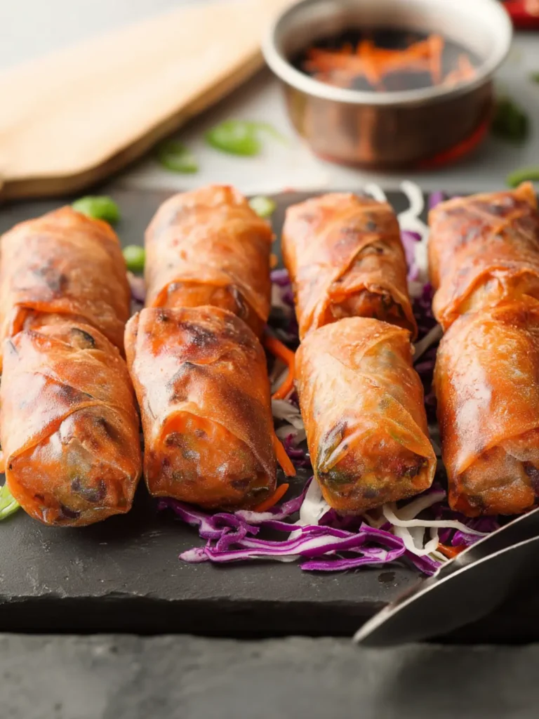 Air Fryer Spring Rolls First Image