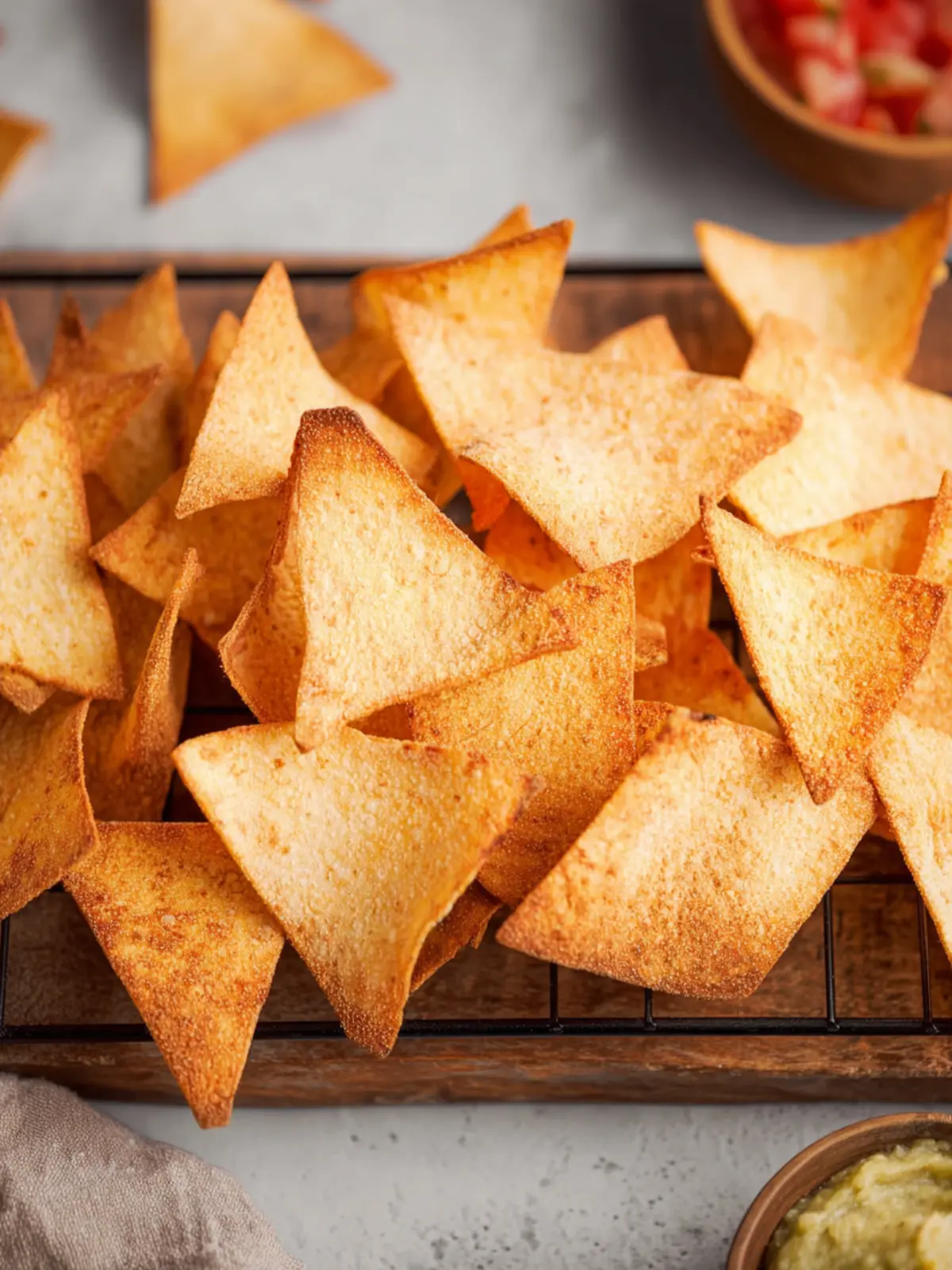 Air Fryer Tortilla Chips (Baked Not Fried) First Image