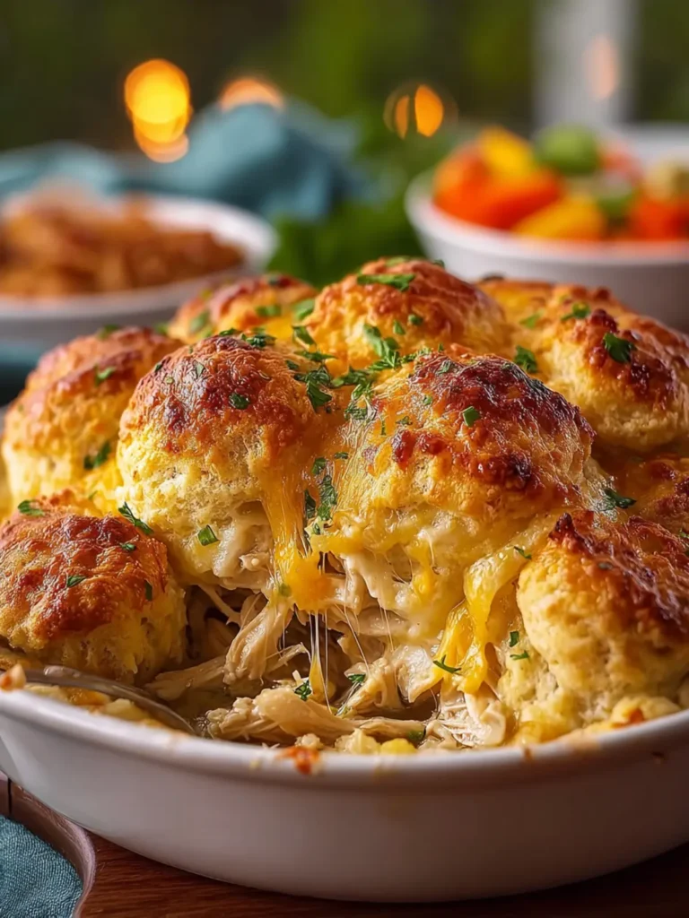 Chicken Bubble Biscuit Casserole First Image