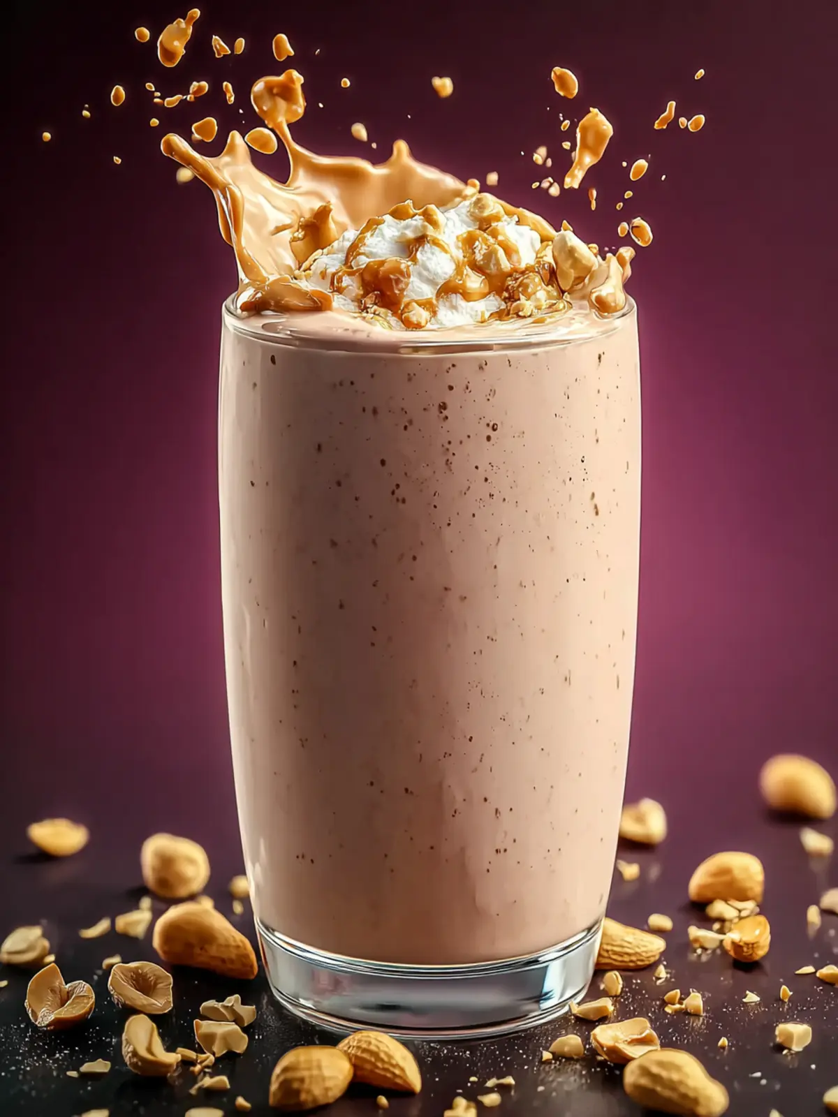 Cottage Cheese Peanut Butter Smoothie with High Protein First Image