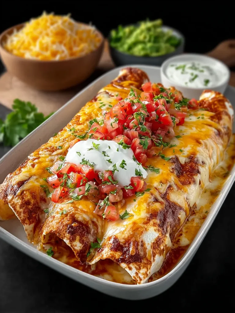 Cream Cheese Chicken Enchiladas First Image