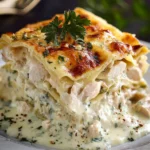 Creamy White Sauce Chicken Lasagna First Image