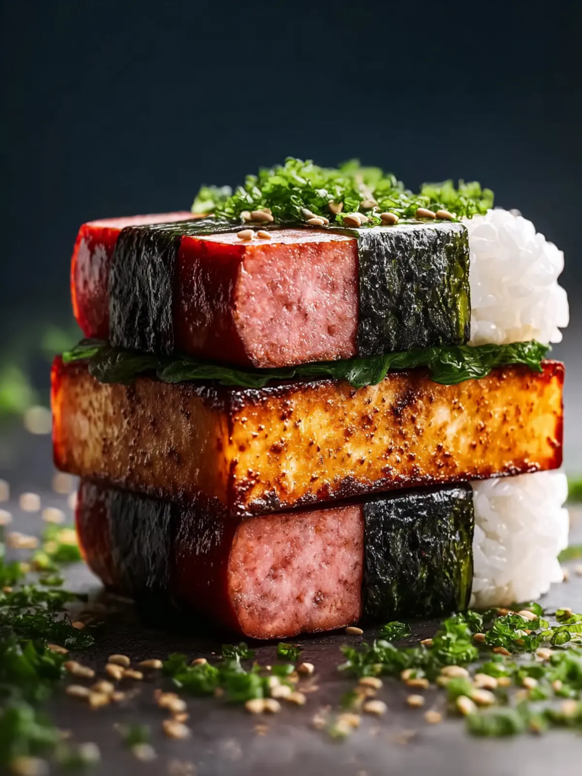 Easy Hawaiian Spam Musubi with Sushi Nori Seaweed First Image