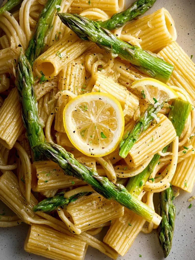 Lemon Asparagus Pasta First Image
