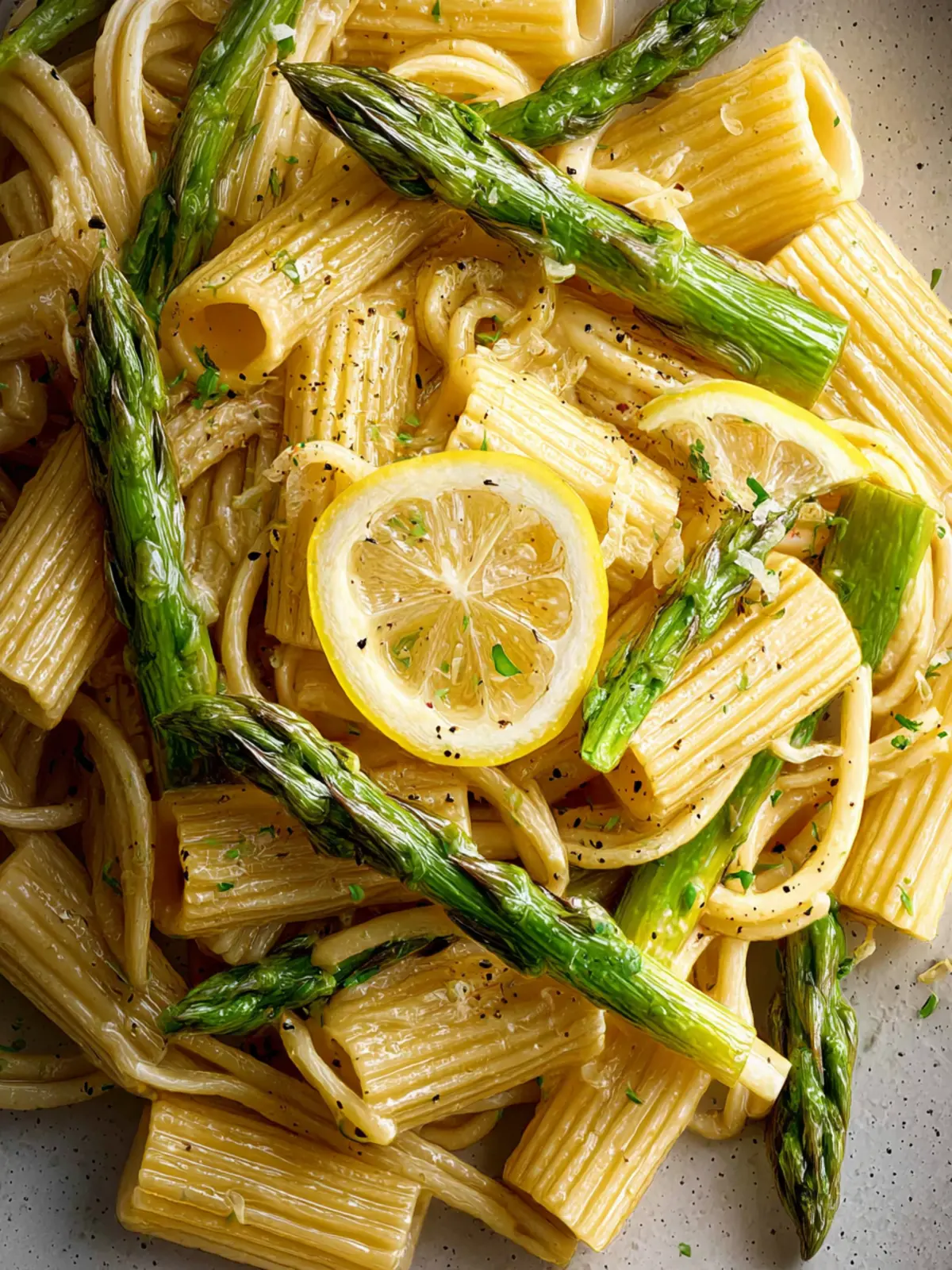Lemon Asparagus Pasta First Image