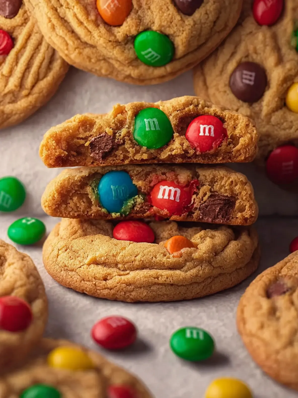 M&M Peanut Butter Cookies First Image