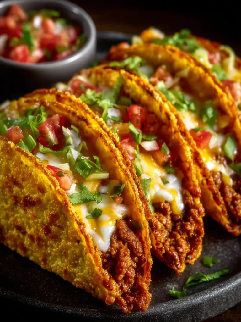 Oven-Baked Cheesy Tacos First Image