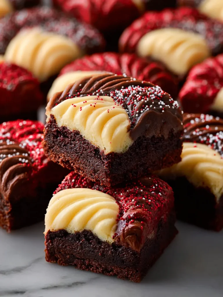 Red Velvet Cheesecake Brownies First Image