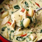 Stovetop Chicken and Gnocchi Soup (Olive Garden Copycat) First Image