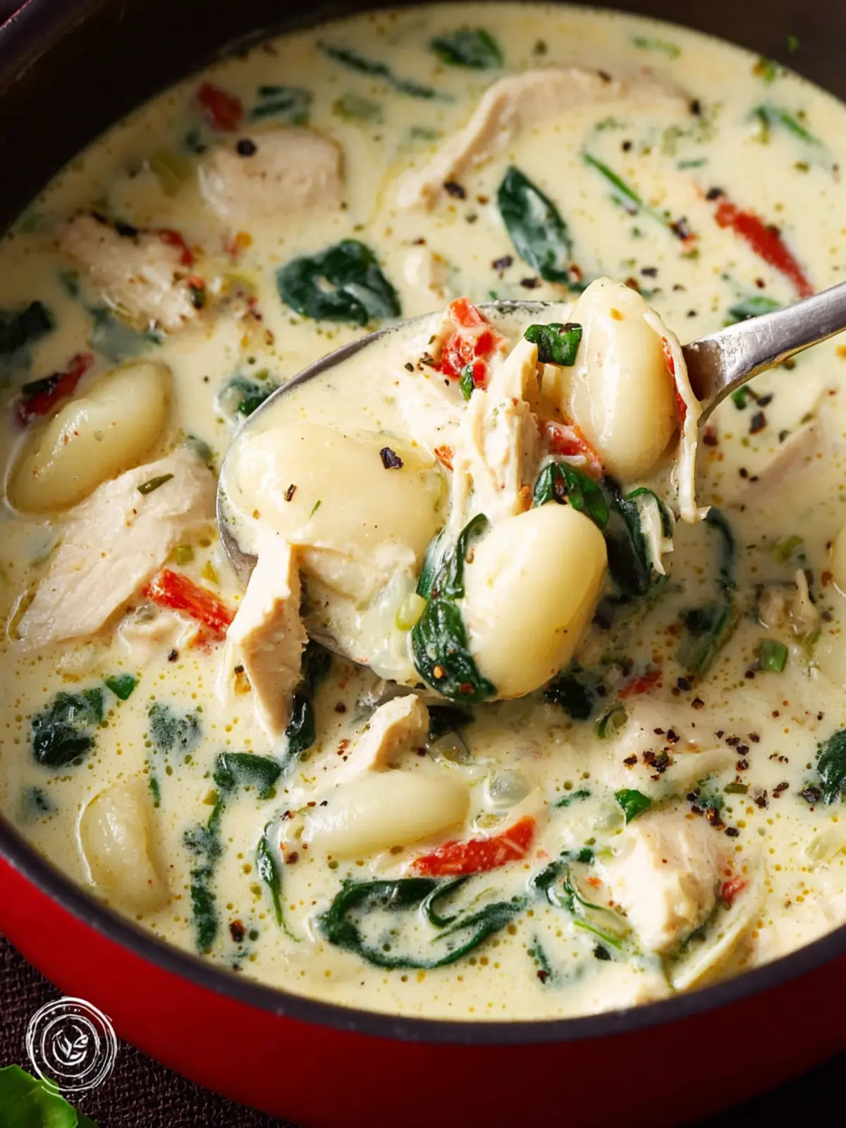 Stovetop Chicken and Gnocchi Soup (Olive Garden Copycat) First Image