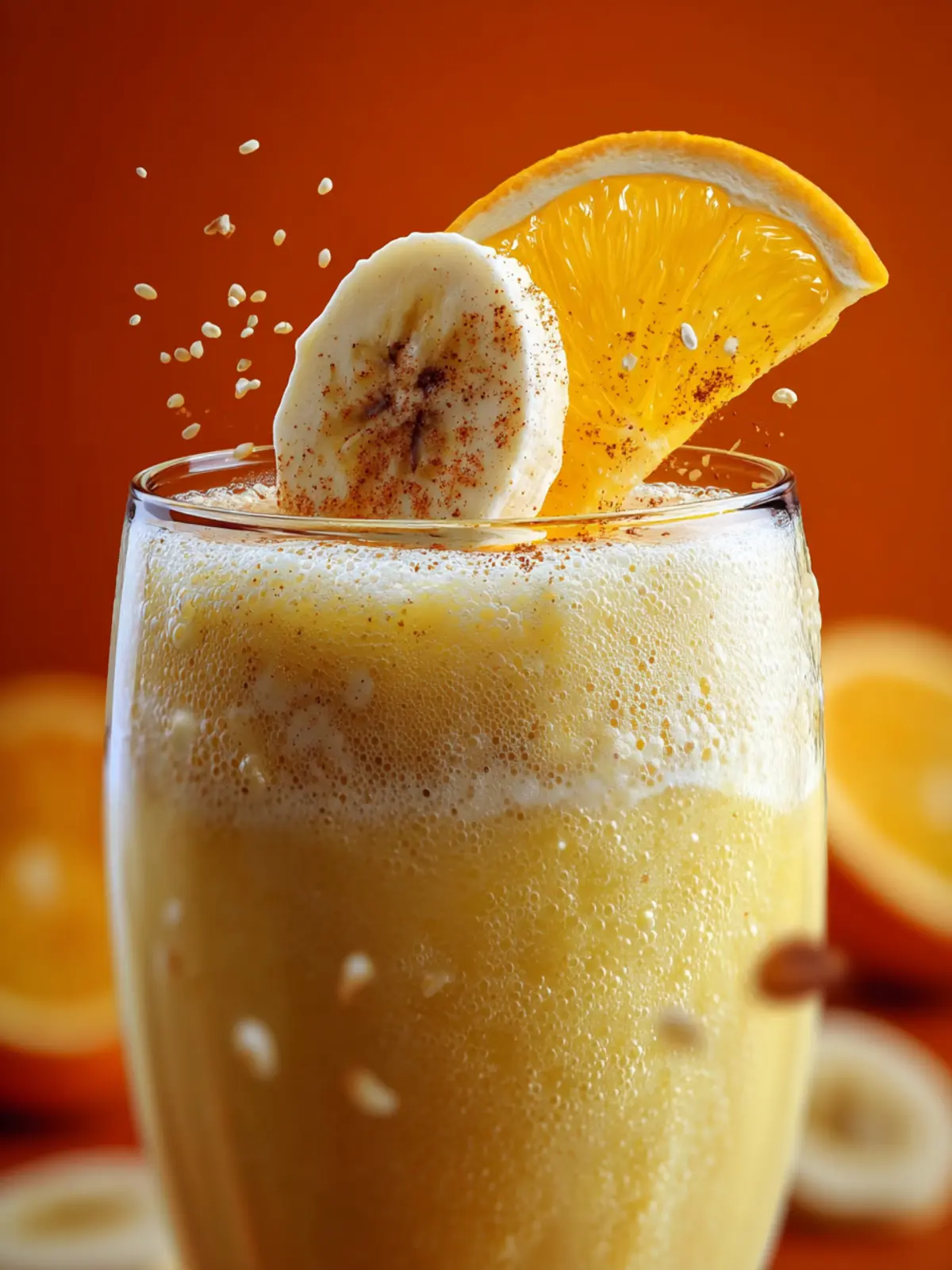 Orange Banana Smoothie First Image
