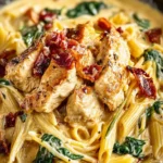 Irresistible Creamy Tuscan Chicken Pasta Recipe First Image