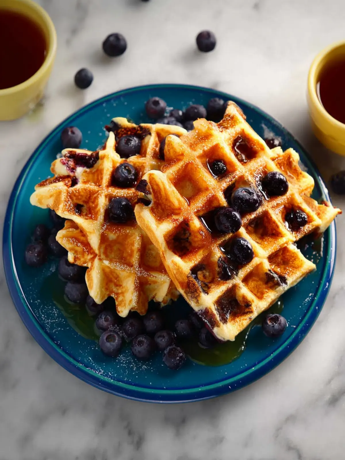 Blueberry Waffles (Crisp and Nutritious) First Image