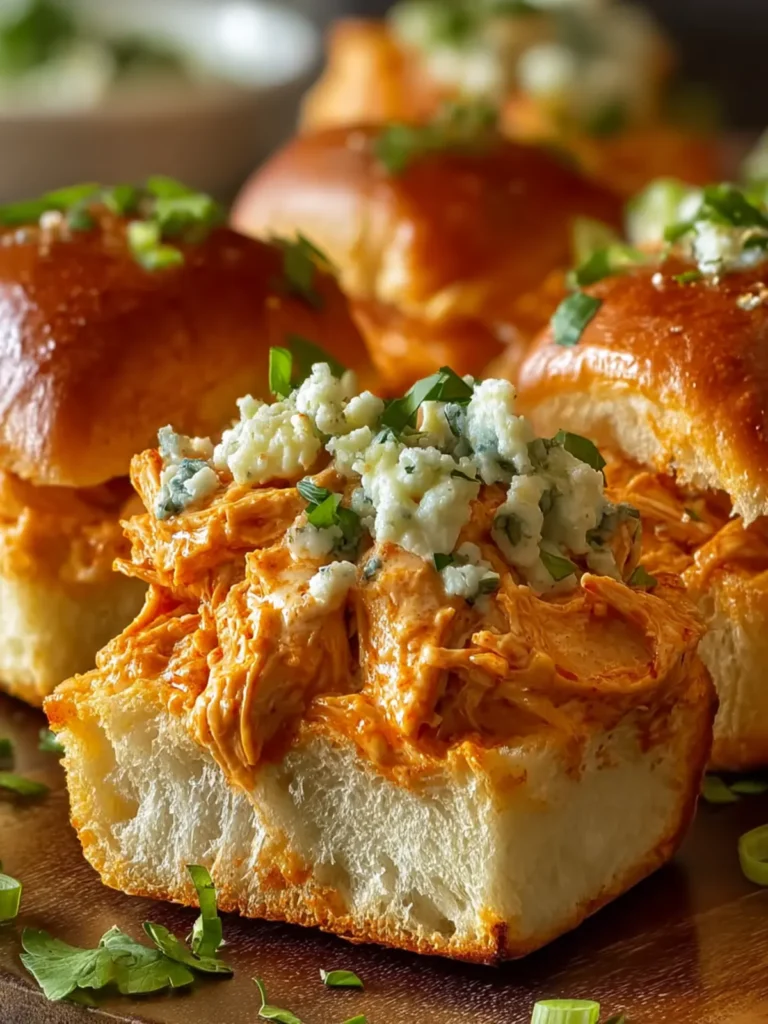 Buffalo Chicken Pizza Dip Sliders First Image