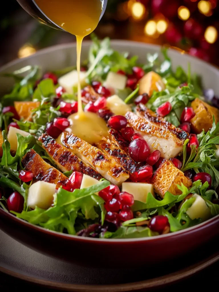 Christmas Salad with Honey Mustard Dressing First Image
