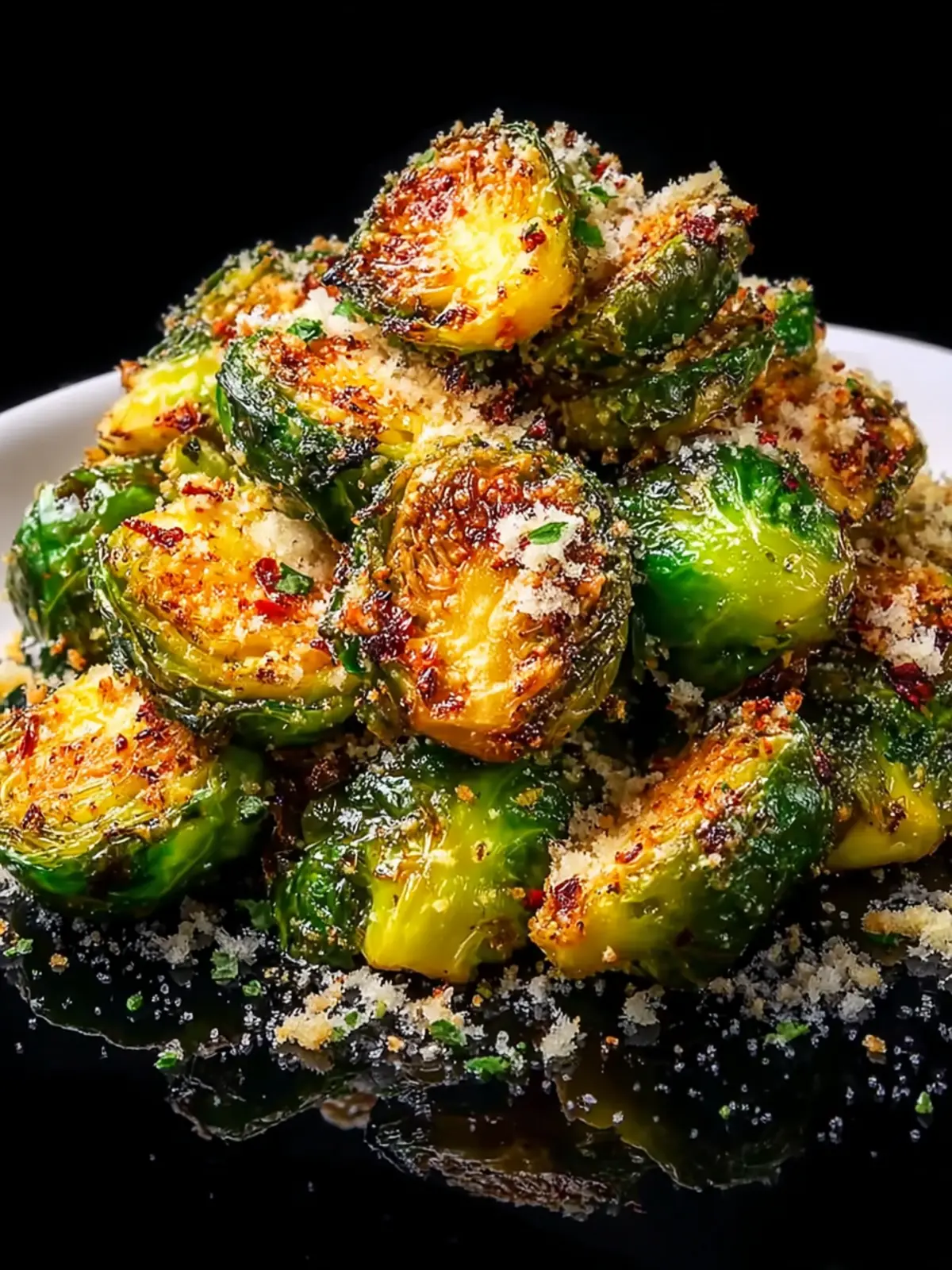 Crispy Garlic Parmesan Brussels Sprouts First Image