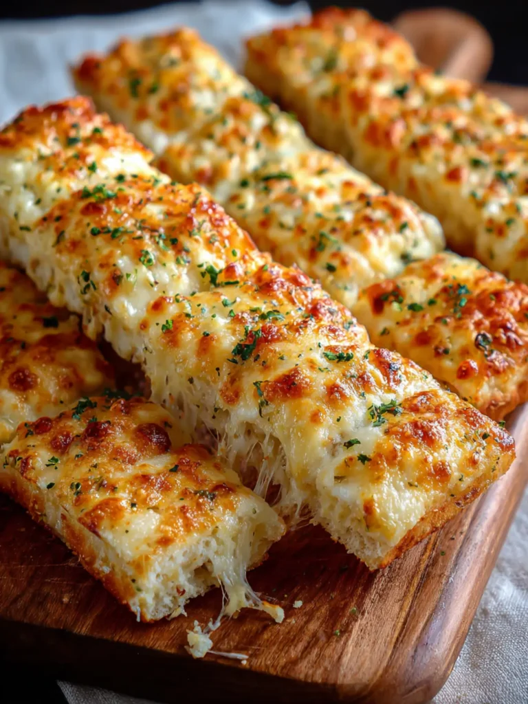 Easy Cheesy Garlic Breadsticks – Buttery, Gooey & Irresistible First Image