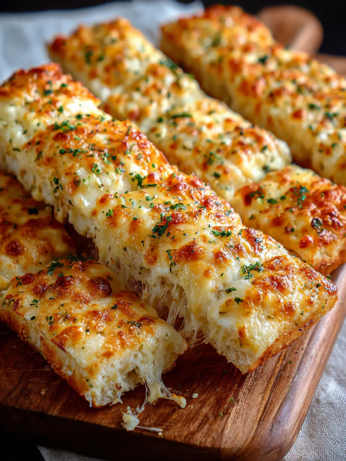 Easy Cheesy Garlic Breadsticks – Buttery, Gooey & Irresistible First Image