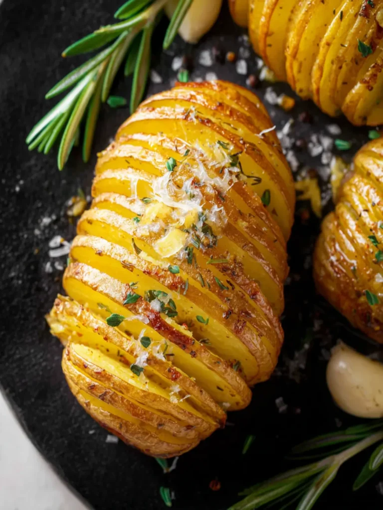 Hasselback Potatoes First Image