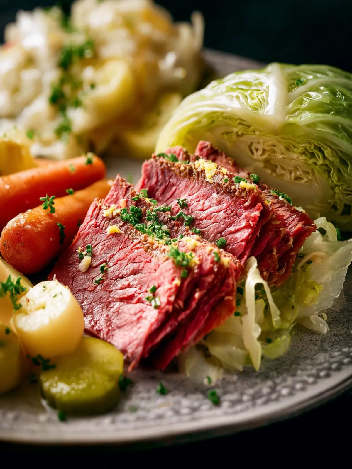 Instant Pot Corned Beef and Cabbage First Image