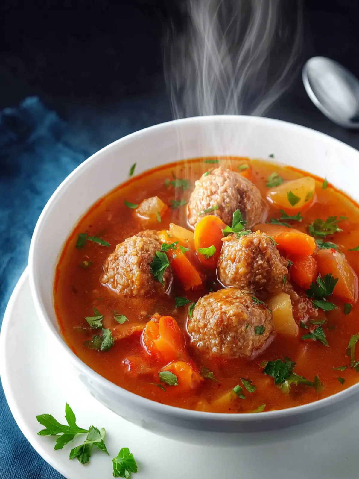 Instant Pot Meatball Soup First Image