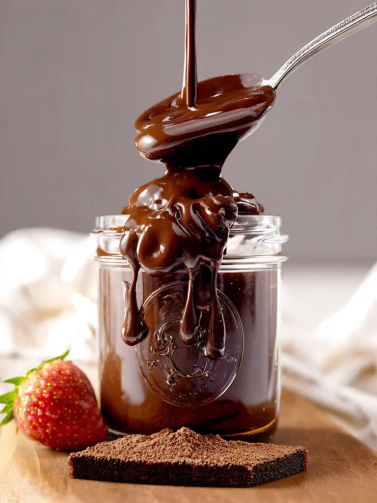 Quick Chocolate Sauce (with cocoa powder) First Image