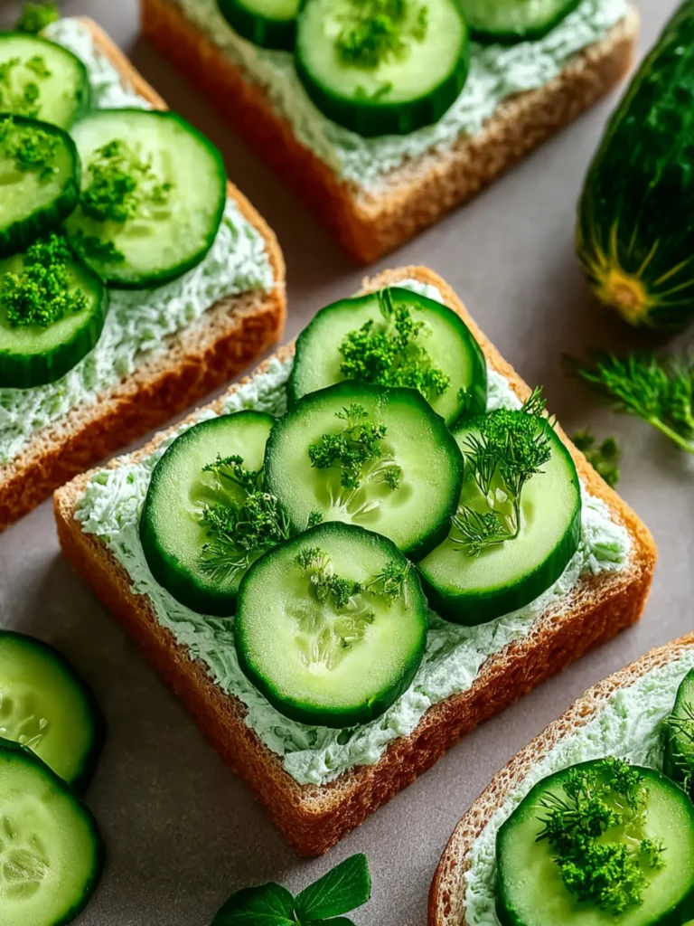 Shamrock Cucumber Tea Sandwiches: Delightfully Fresh Bites First Image