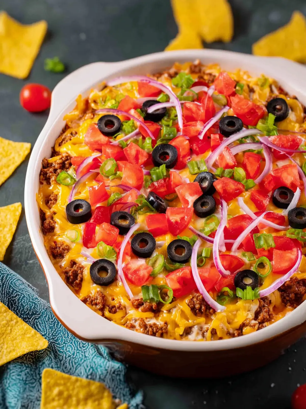 Taco Dip with Ground Beef First Image