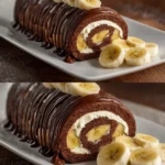 Banana Chocolate Dream Roll: Easy Decadent Dessert Recipe First Image