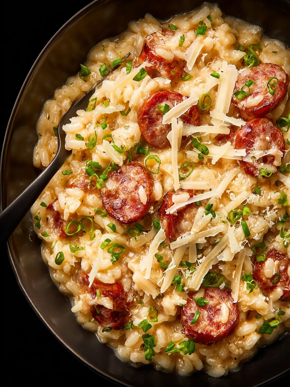 Beer Risotto with Sausage and Gouda First Image