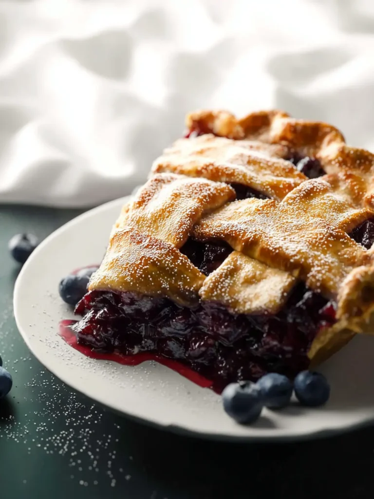 Blueberry Rhubarb Pie First Image