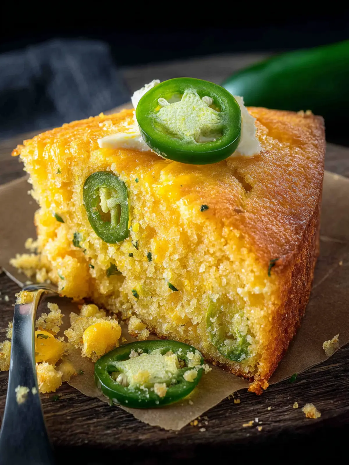 Cheddar Cheese Jalapeno Cornbread First Image