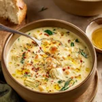 Creamy Tuscan Lemon Artichoke Soup First Image