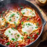 Easy Shakshuka (Eggs Poached in Tomato Sauce) First Image