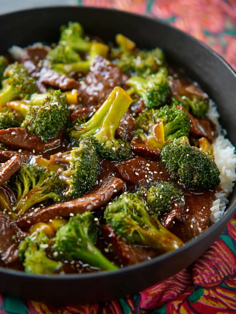 Fast and Saucy Beef and Broccoli First Image