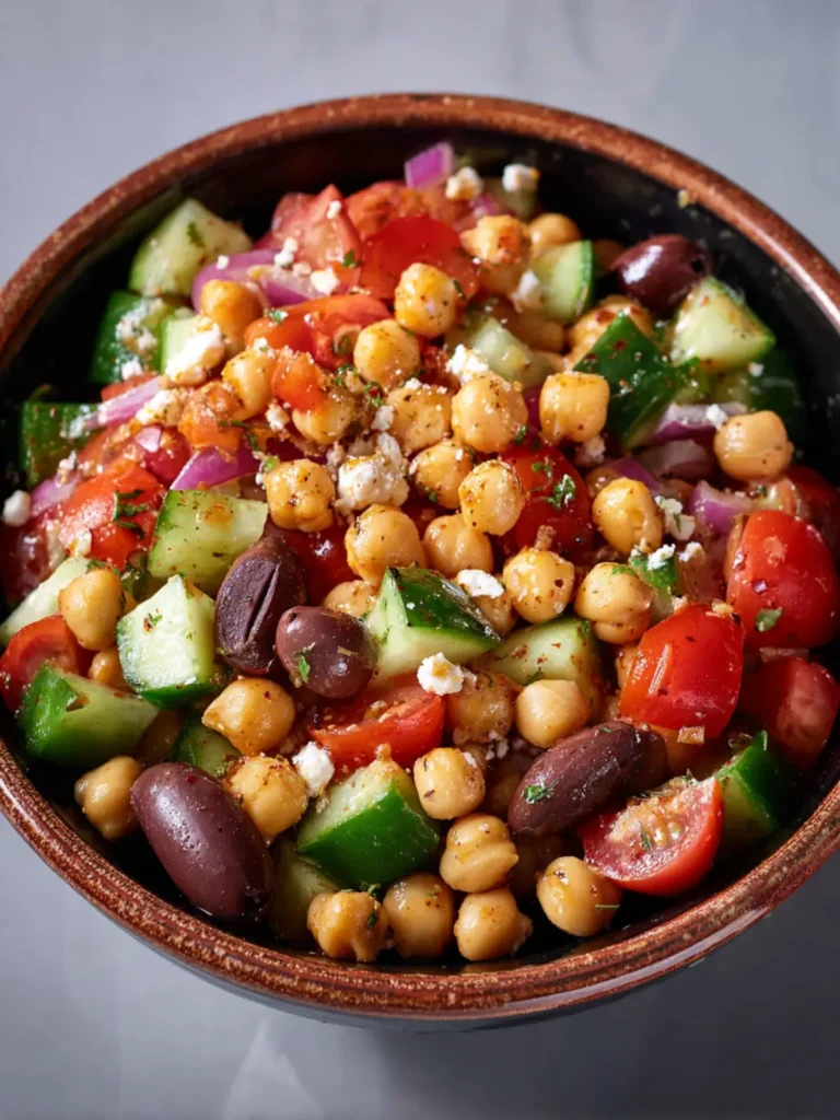 Greek Chickpea Salad First Image