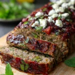 Paleo & Keto Greek Meatloaf with Feta Cheese and Mint…{with some great tips for making Paleo/Keto meatloaf!} First Image