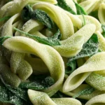 creamy spinach pasta First Image