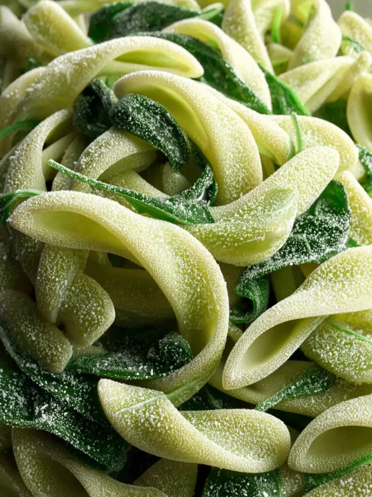 creamy spinach pasta First Image