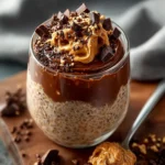 Chocolate Peanut Butter Overnight Oats First Image