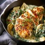 Creamy Spinach Artichoke Chicken First Image